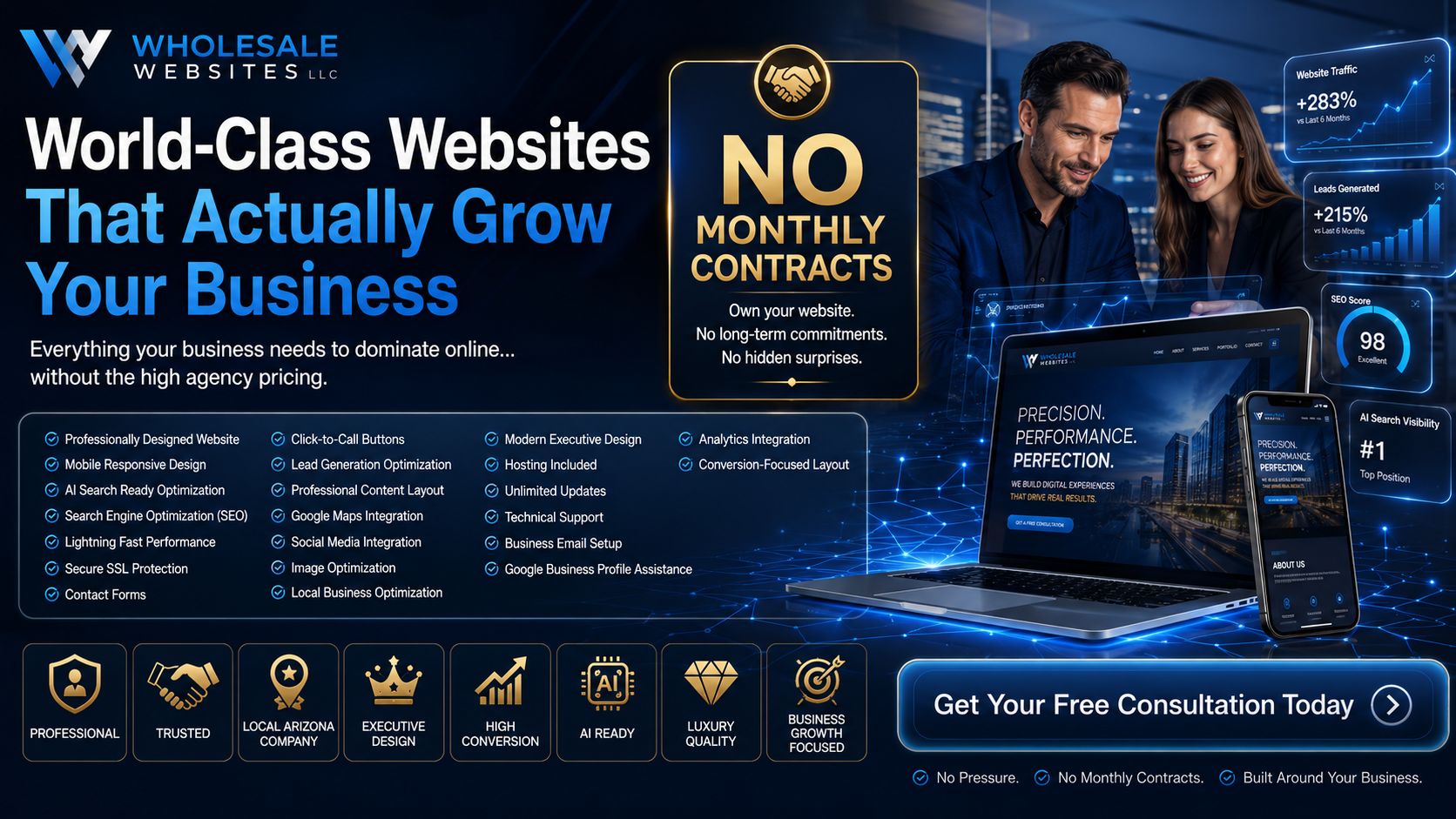 Wholesale Websites LLC hero header